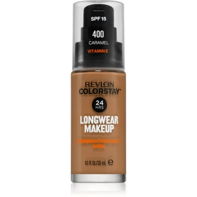 Revlon Cosmetics ColorStay™ SPF 15 dlouhotrvající matující make-up pro mastnou a smíšenou pleť odstín 400 Caramel 30 ml