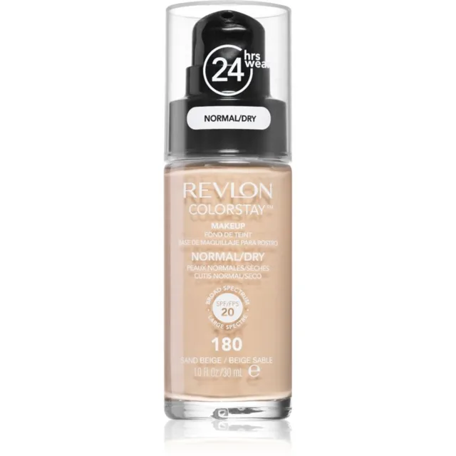 Revlon Cosmetics ColorStay™ SPF 20 dlouhotrvající make-up pro normální až suchou pleť odstín 180 Sand Beige 30 ml