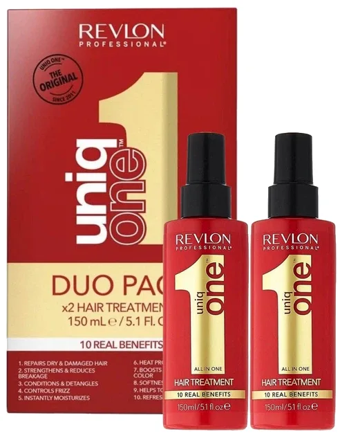 Revlon Professional Sada bezoplachové péče UniqOne Hair Treatment 2 x 150 ml