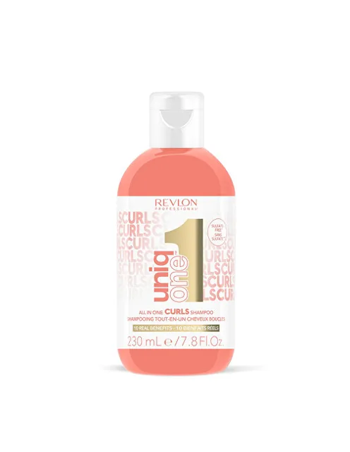 Revlon Professional Šampon pro kudrnaté a vlnité vlasy Uniq One Curls Shampoo 230 ml