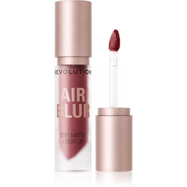 Revolution Air Blur Liquid Lipstick lehká tekutá matná rtěnka odstín Peachy 3.5 ml