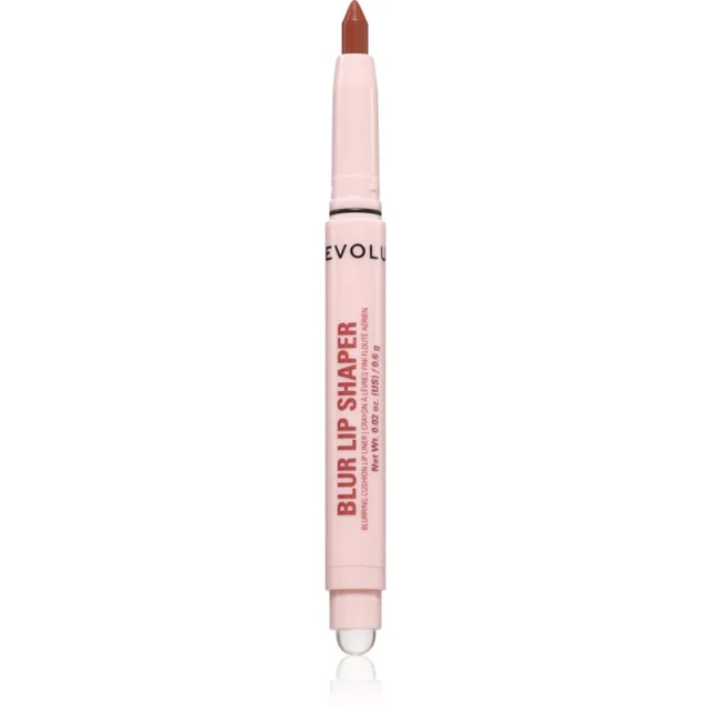 Revolution Blur Lip Shaper konturovací tužka na rty s aplikátorem odstín Misty Taupe 0.6 g