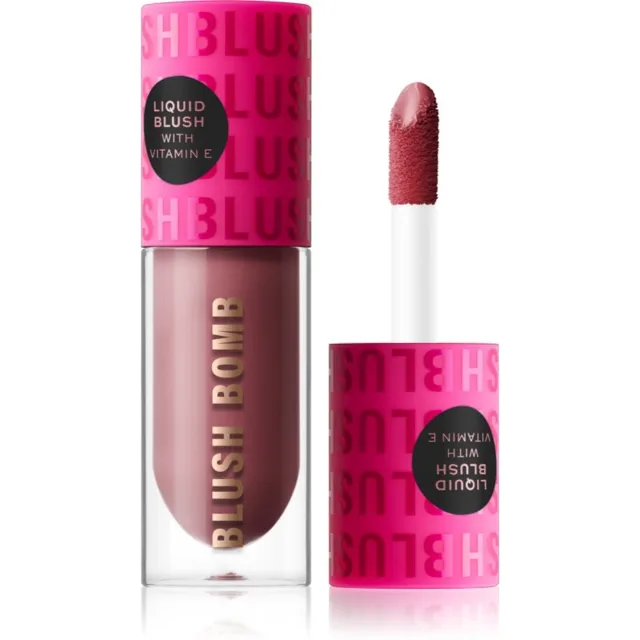 Revolution Blush Bomb krémová tvářenka odstín Rose Lust 4.6 ml