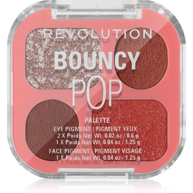 Revolution Bouncy POP Palette paletka očních stínů odstín 1 ks