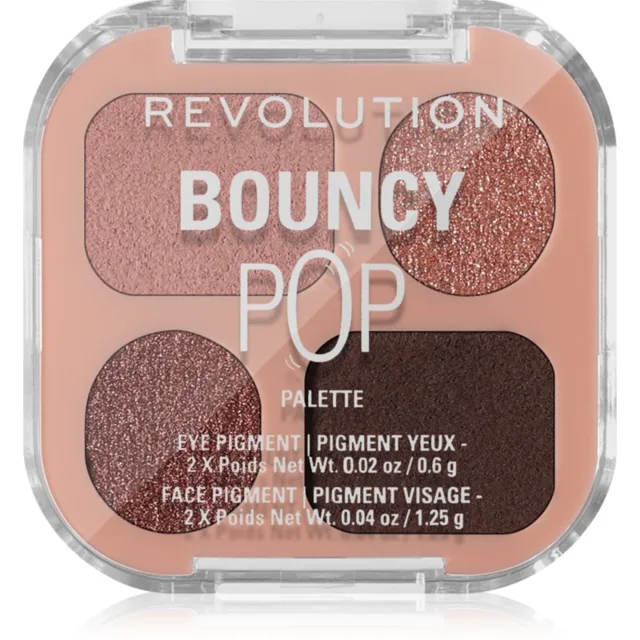 Revolution Bouncy POP Palette paletka očních stínů odstín Ember 1 ks