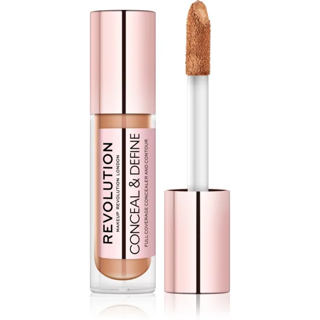 Revolution Conceal & Define tekutý korektor odstín C 10,5 4 g