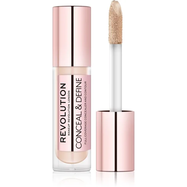 Revolution Conceal & Define tekutý korektor odstín C 6,5 4 g