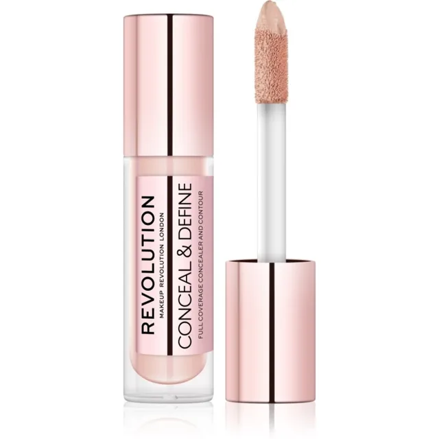 Revolution Conceal & Define tekutý korektor odstín C0,5 4 g