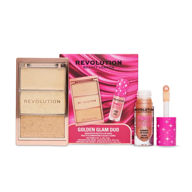 Revolution Dárková sada Golden Glam Duo