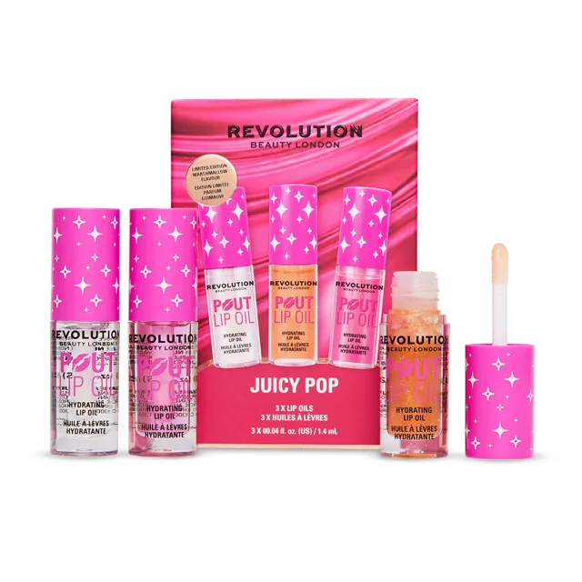 Revolution Dárková sada Juicy Pop Lip Trio