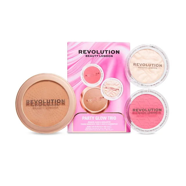Revolution Dárková sada Party Glow Face Powder Trio
