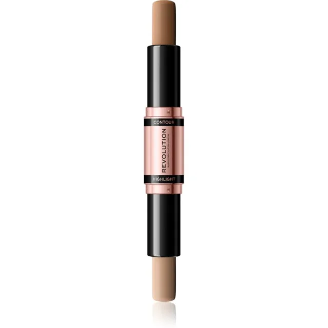 Revolution Fast Base oboustranná konturovací tyčinka odstín Light 2x4.3 g