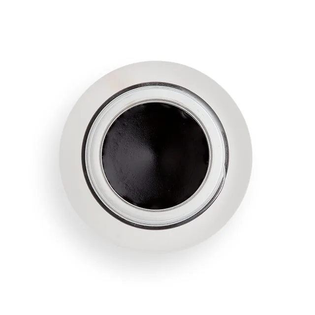 Revolution Gelové oční linky se štětečkem Gel Eyeliner 3 g Black
