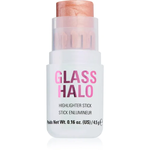 Revolution Glass Halo Highlighter Stick rozjasňovač v tyčince odstín Rose Glow 4.5 g