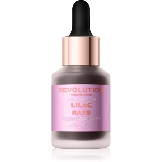 Revolution Haircare Rainbow Drops tónovací barva na vlasy odstín Lilac Rays 30 ml