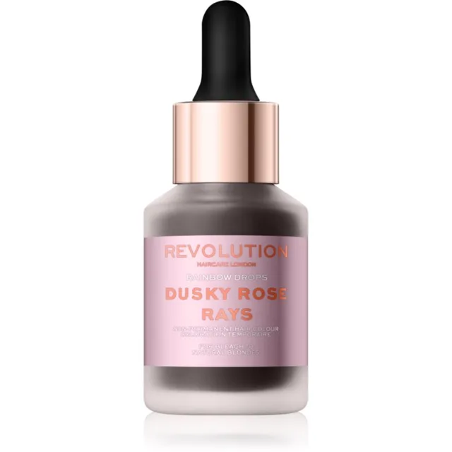 Revolution Haircare Rainbow Drops tónovací barva na vlasy odstín Rose Rays 30 ml