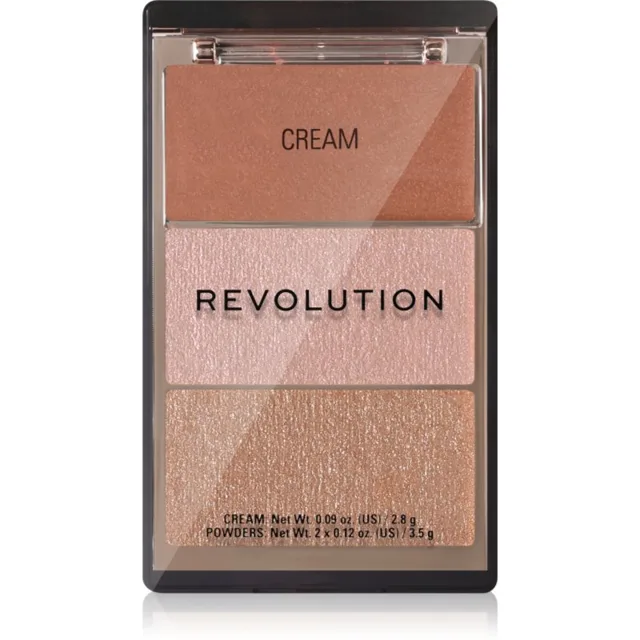 Revolution Highlight Icon Palette paletka rozjasňovačů odstín Molten Bronze 1 ks