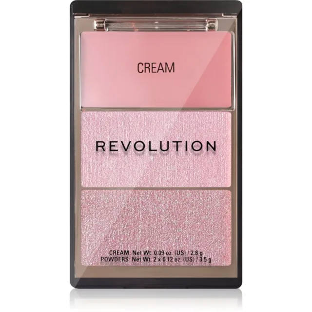 Revolution Highlight Icon Palette paletka rozjasňovačů odstín Pink Posse 1 ks