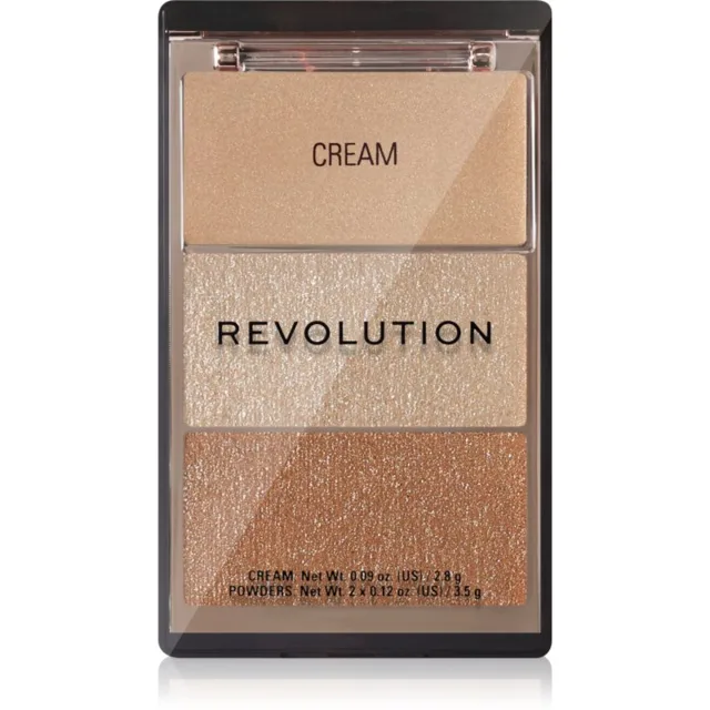 Revolution Highlight Icon Palette paletka rozjasňovačů odstín Rose Glow 1 ks