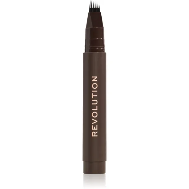 Revolution Instant Brow Hair fix na obočí odstín Dark Brown 1.8 ml