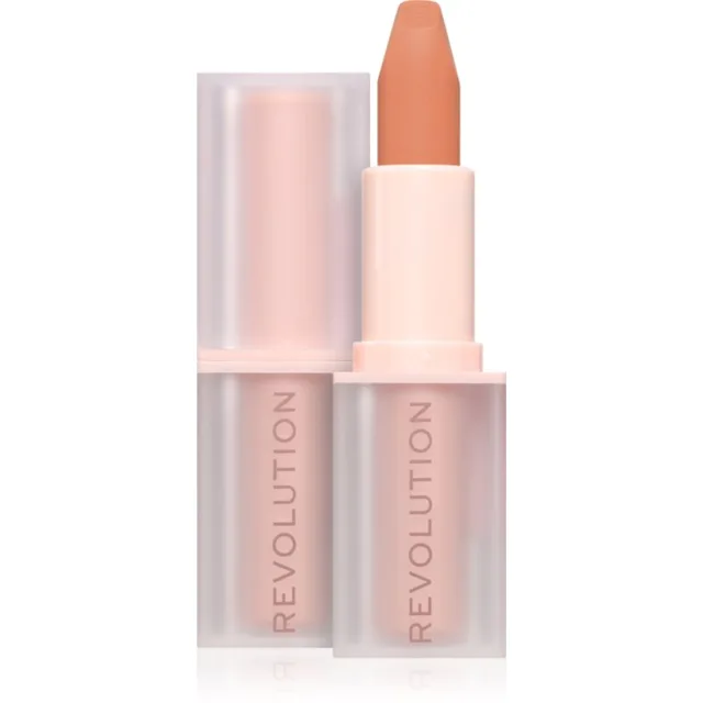 Revolution Lip Allure Soft Satin Lipstick krémová rtěnka se saténovým finišem odstín Lover Nude 3.2 g