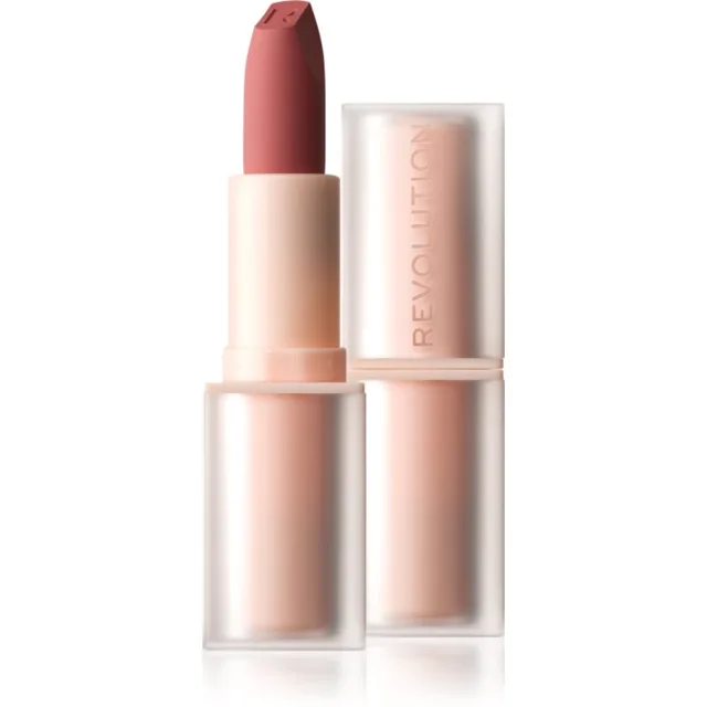 Revolution Lip Allure Soft Satin Lipstick krémová rtěnka se saténovým finišem odstín Queen Pink 3.2 g