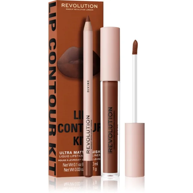 Revolution Lip Contour Kit sada na rty odstín D. 2 ks