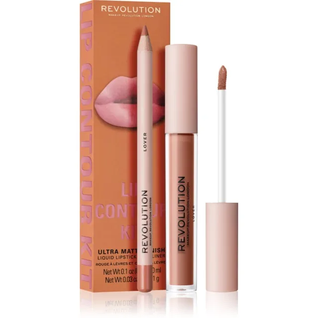 Revolution Lip Contour Kit sada na rty odstín Lover 2 ks