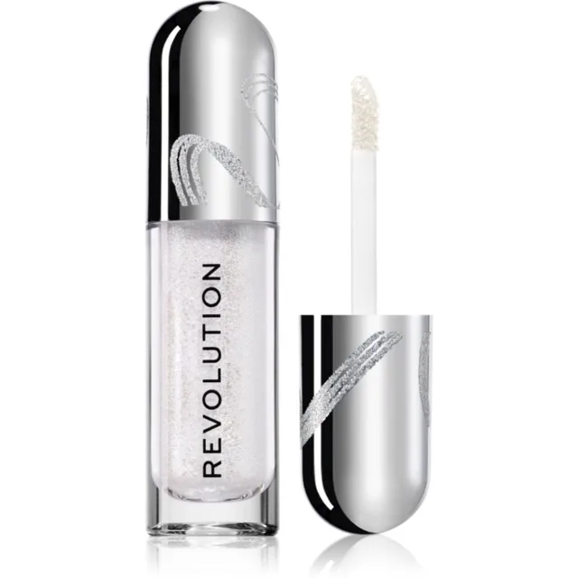 Revolution Metallic Muse Glitter Muse třpytivé tekuté oční stíny odstín Silver 3.5 ml