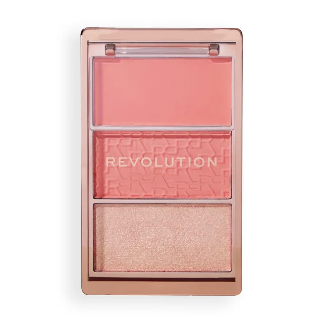 Revolution Paletka tvářenek Blush Icon Palette 10,5 g Authentic Peach