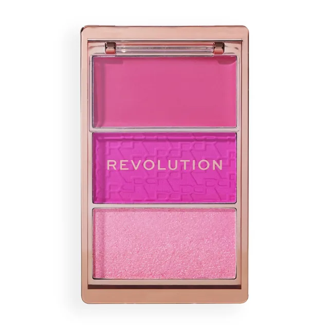 Revolution Paletka tvářenek Blush Icon Palette 10,5 g Hot Pink Flag