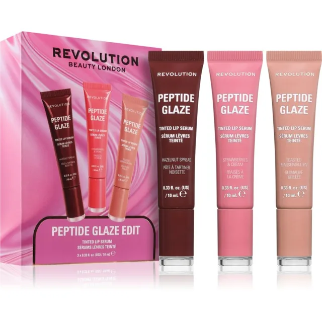 Revolution Peptide Glaze Edit dárková sada na rty 1 ks