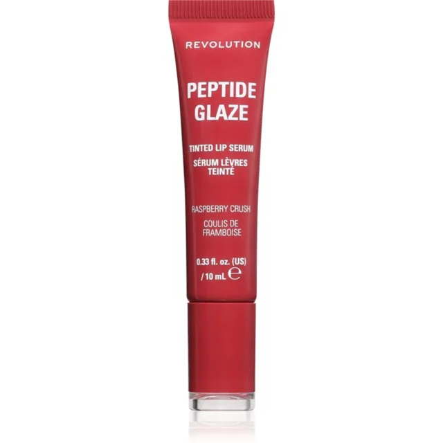 Revolution Peptide Glaze Tinted Lip Serum vyhlazující sérum na rty odstín Raspberry Crush 1 ks