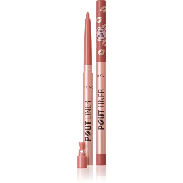 Revolution Pout Liner tužka na rty pro zvětšení objemu odstín Chauffeur Nude 0.2 g