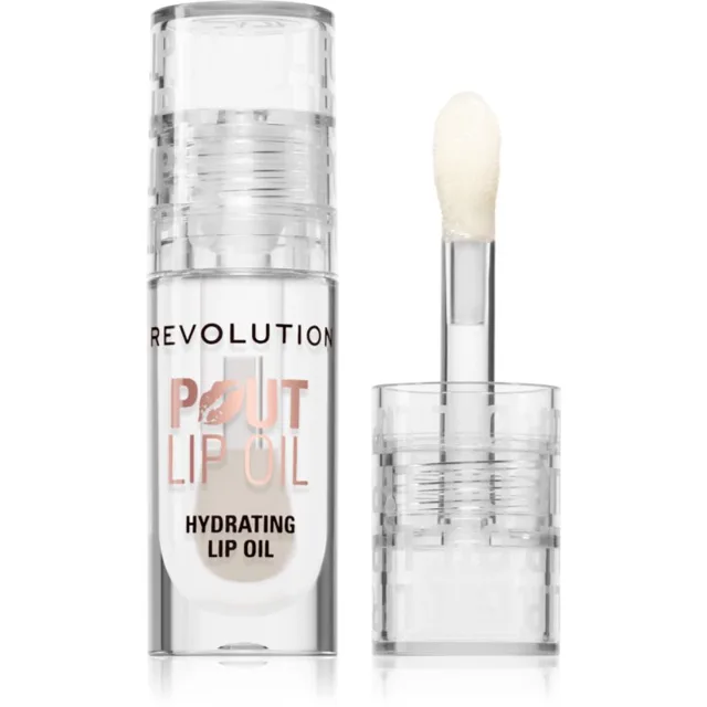 Revolution Pout Lip olej na rty s hydratačním účinkem odstín Lychee Clear 3 ml