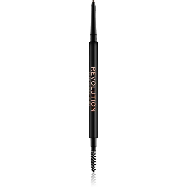 Revolution Precise Brow Pencil precizní tužka na obočí s kartáčkem odstín Light Brown 0.05 g