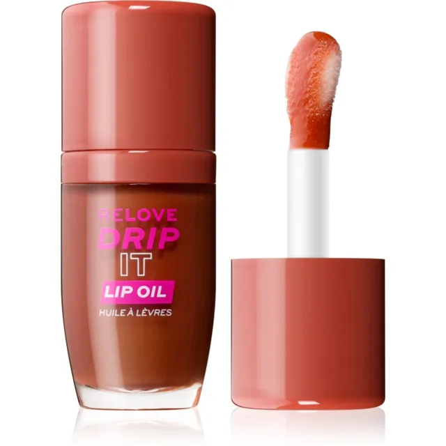 Revolution Relove Drip It olej na rty odstín Peach 5.5 ml