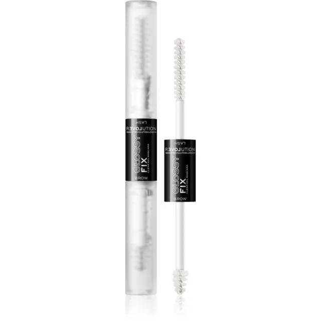 Revolution Relove Glossy Fix transparentní řasenka na řasy a obočí 2 ml