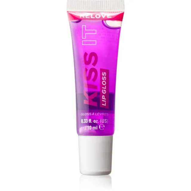 Revolution Relove Kiss It hydratační lesk na rty odstín Passion Fruit Purple 10 ml