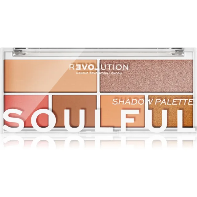 Revolution Relove Soulful Palette paleta očních stínů odstín Soulful 5.2 g