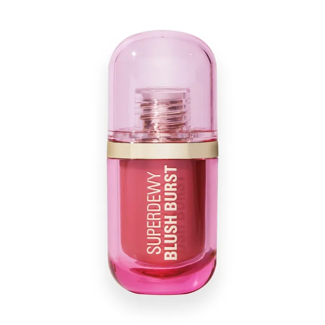 Revolution Tekutá tvářenka Superdewy Blush Burst 4,2 ml Strawberry Milkshake Cool Pink