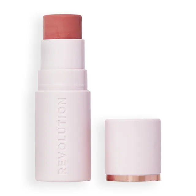 Revolution Tvářenka v tyčince Silk Blush Blusher Stick 4,5 g Peachy Pink