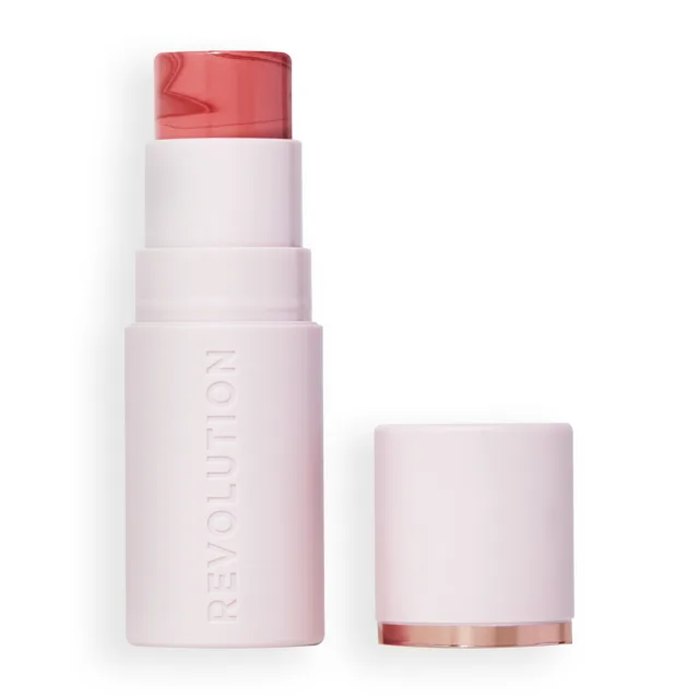 Revolution Tvářenka v tyčince Silk Blush Blusher Stick 4,5 g Rosy Cheeks