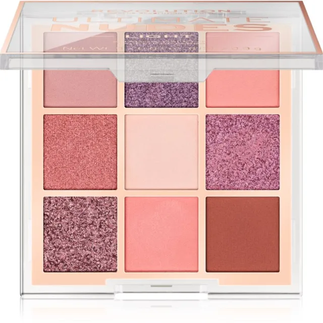 Revolution Ultimate Nudes paletka očních stínů odstín Light 8 g
