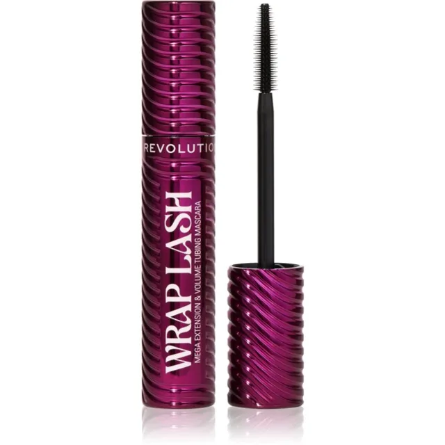 Revolution Wrap Lash Tubing řasenka pro prodloužení, natočení a objem odstín Burgundy 8.5 ml