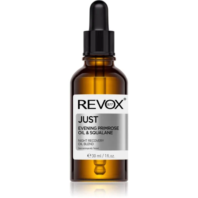 Revox B77 JUST Evening Primrose Oil & Squalane regenerační noční olej pro obnovu kožní bariéry 30 ml