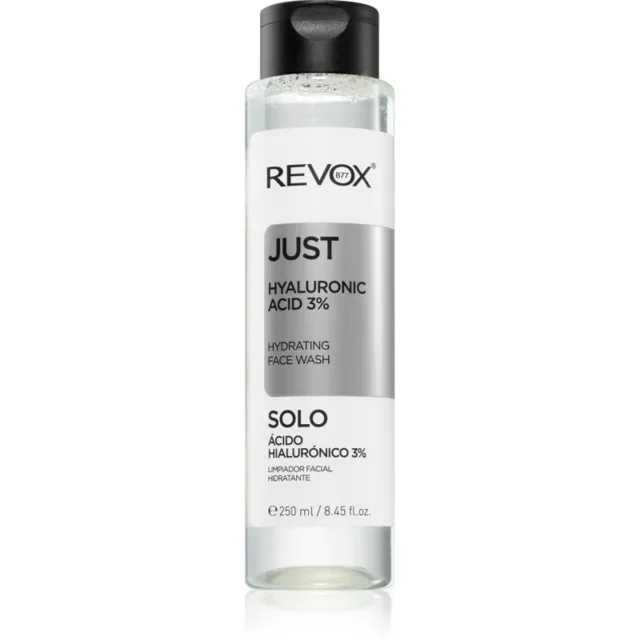 Revox B77 Just Hyaluronic Acid 3% hydratační čisticí gel na obličej 250 ml