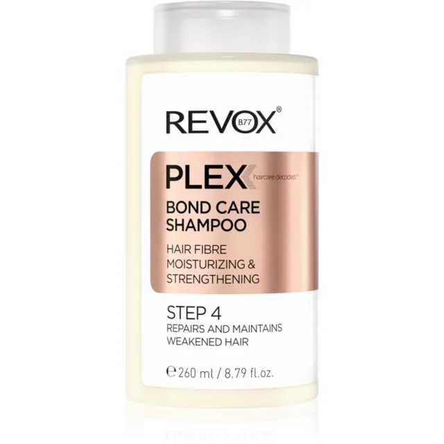 Revox B77 PLEX Bond Care Shampoo. Step 4 posilující šampon s hydratačním účinkem 260 ml