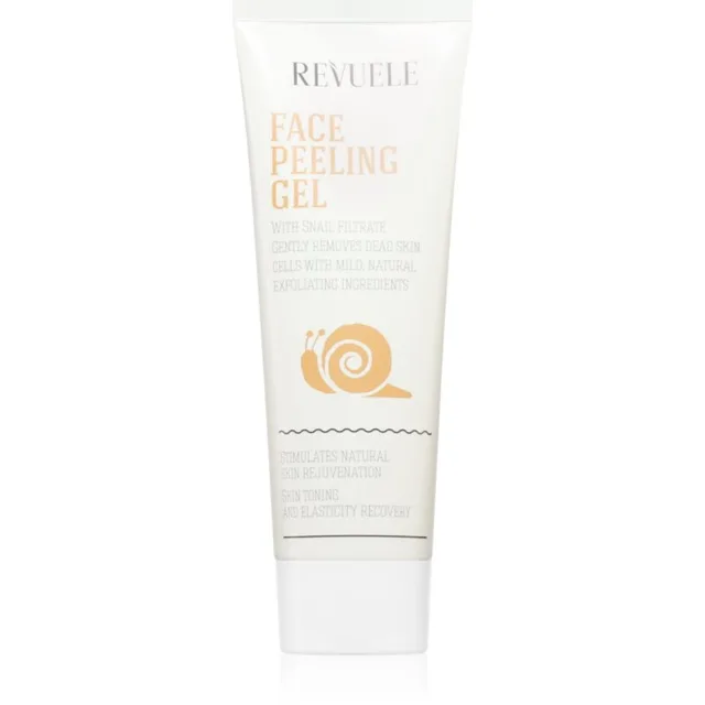 Revuele Face Peeling Gel Snail Filtrate jemný enzymatický peeling pro rozjasnění pleti 80 ml