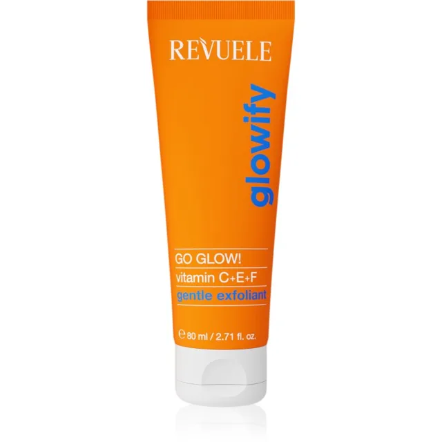 Revuele Glowify Go Glow! jemný peeling pro rozjasnění pleti 80 ml